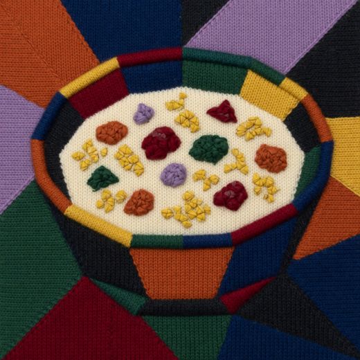 Bowl Of Cereal — free Geometric Art Prints knitted art print