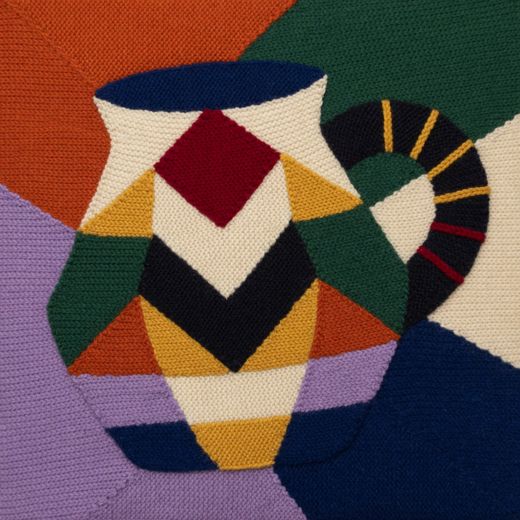 Decorative Vase — free Geometric Art Prints knitted art print
