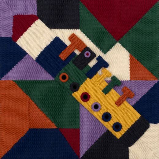 Sewing Machine — free Geometric Art Prints knitted art print