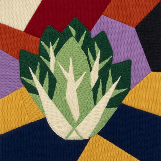 Aloe Plant — free Geometric Art Prints knitted art print