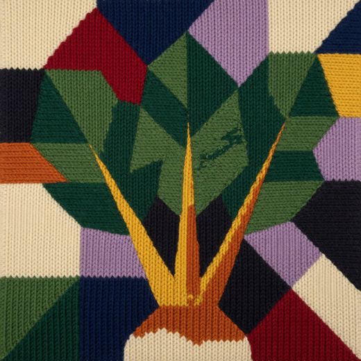 Palm — free Geometric Art Prints knitted art print