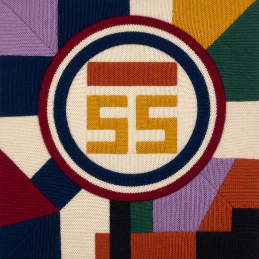 Speed Limit Sign — free Geometric Art Prints knitted art print