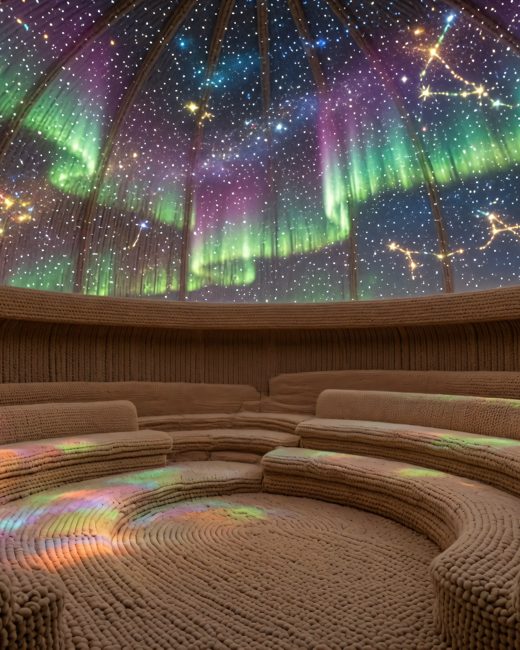 Aurora Dome, Turf House — free Arctic Story House poster print