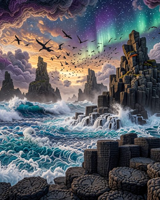 Castle on the Stormy Coast — free Arctic Story House poster print