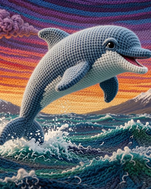 Dolphin at Sunset — free Arctic Story House poster print