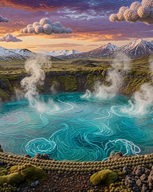 Geothermal Hot Spring — free Arctic Story House poster print