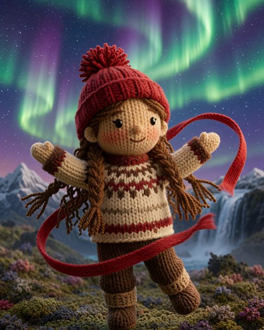 Hula Hoop on the Cliff — free Arctic Story House poster print