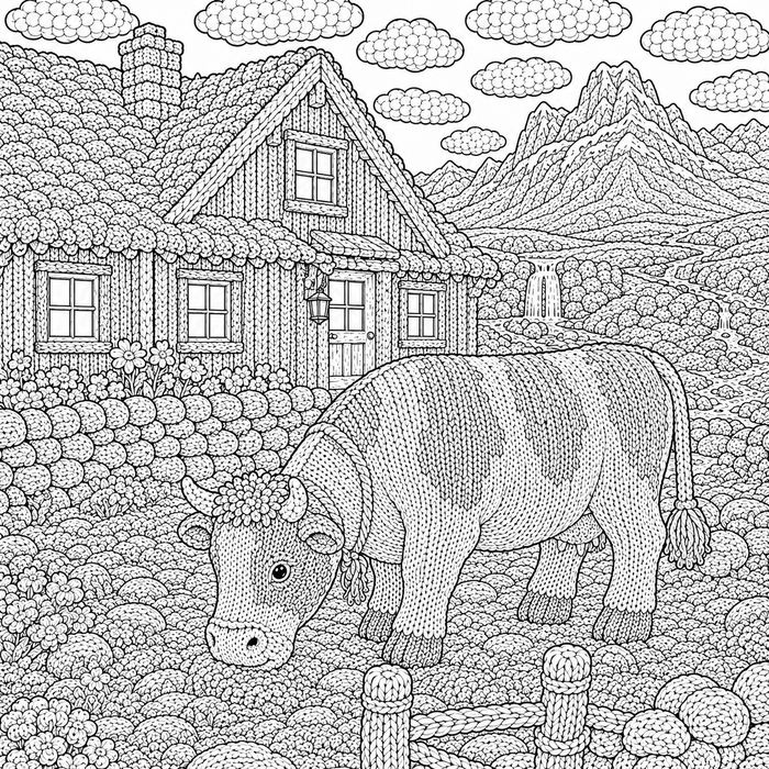 Búkolla coloring book preview page 2