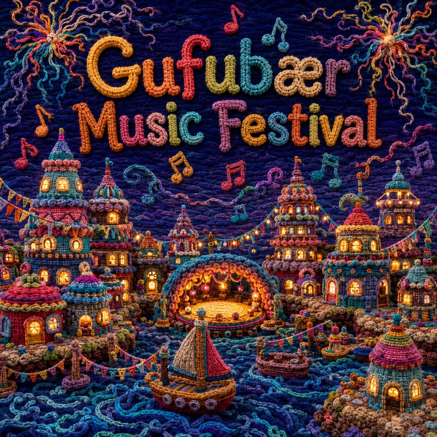 Gufubær Music Festival cover art