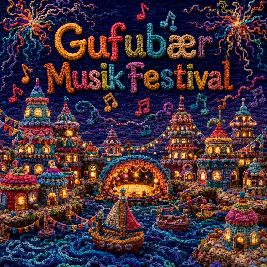 Omslag för Gufubær Musikfestival